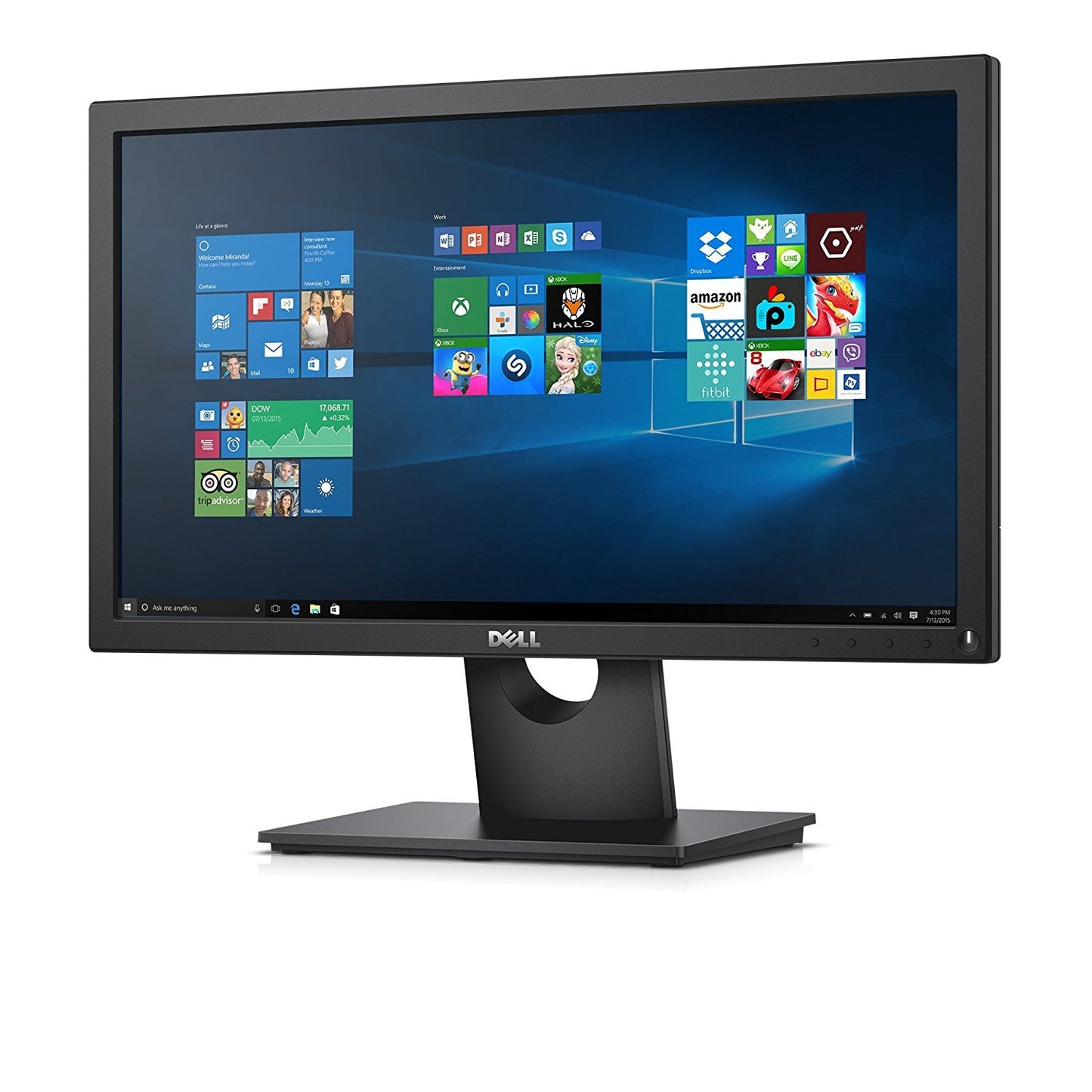 Dell 20" LED (E2016HV) Desktop Monitor for PC/Computer