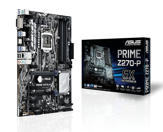 ASUS PRIME Z270-P Intel Compatible Motherboard for Desktop Computer/PC