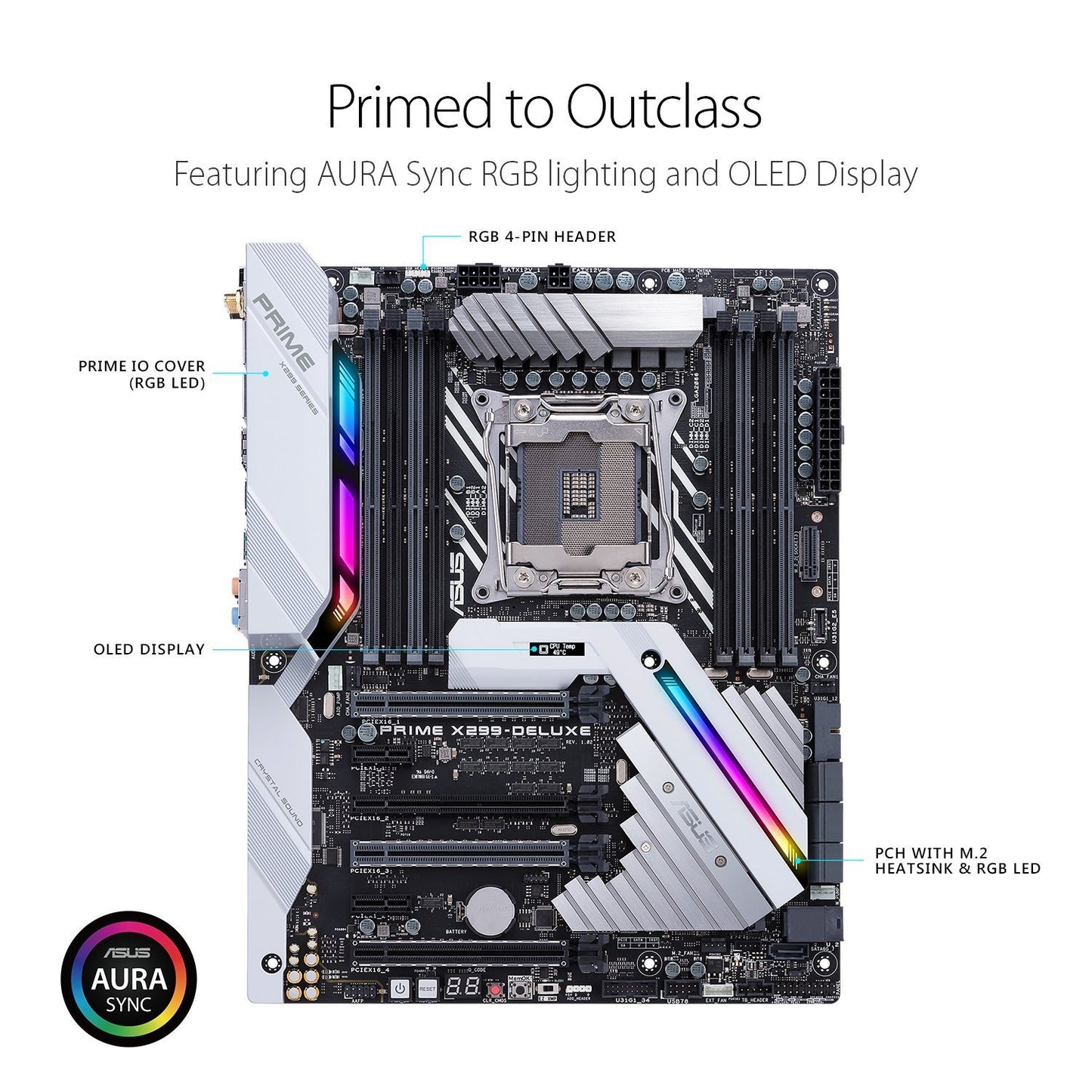 ASUS PRIME X299-A (II) 2066 Intel Compatible Motherboard for Desktop Computer/PC
