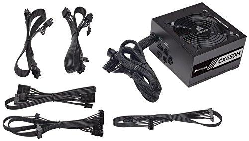 CORSAIR CX 650M (650W) Desktop Computer Power Supply/PSU/SMPS