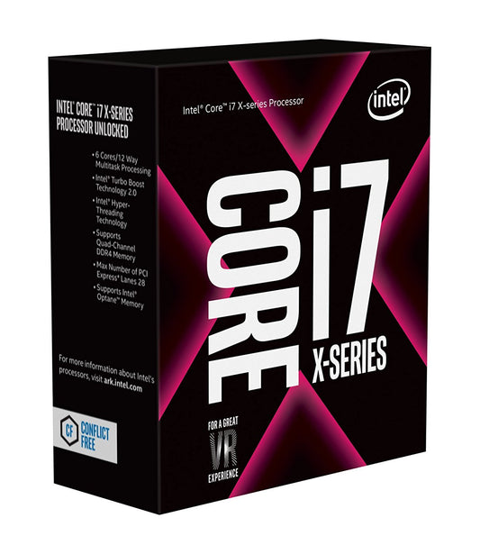 Intel Core i7 - 7800X EXTREME (2066) Desktop Computer Processor with Unlocked Core Clock Multiplier for Overclocking