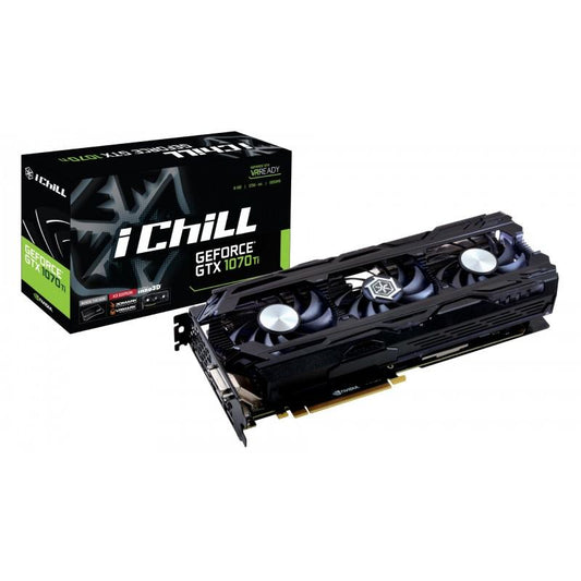 Inno3D GTX 1070 TI 8GB DDR5 (3FAN) Graphics Card for Gaming PC