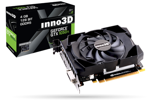 Inno3D Nvidia Geforce GTX1050TI 4GB DDR5 Graphics Card for Gaming PC