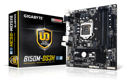 GIGABYTE GA-B150M-DS3H Intel Compatible Motherboard for Desktop Computer/PC