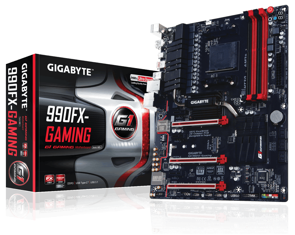 GIGABYTE 990FX-GAMING AMD Compatible Motherboard for Desktop Computer/PC