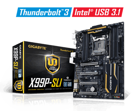 GIGABYTE X99P-SLI  (2011) Intel Compatible Motherboard for Desktop Computer/PC
