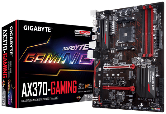 Gigabyte GA-AX370-GAMING AMD Compatible Motherboard for Desktop Computer/PC