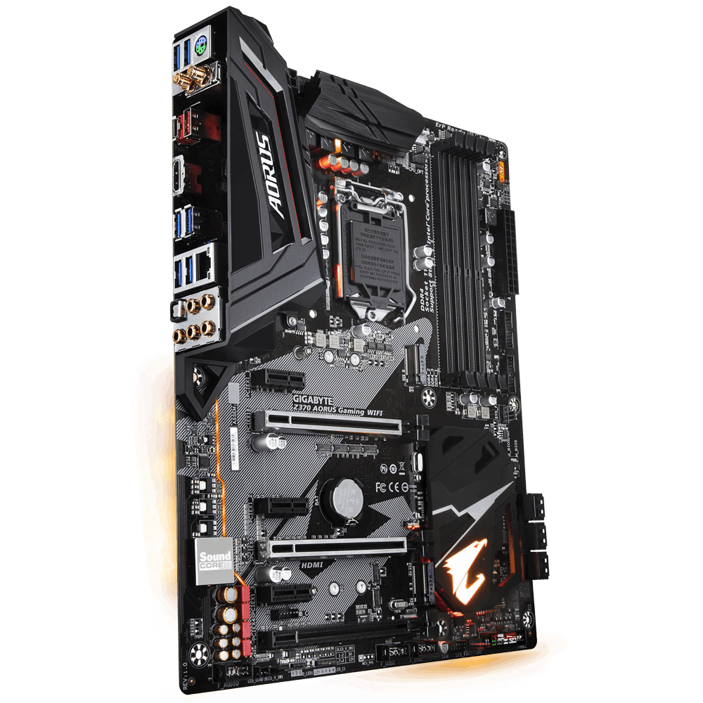 GIGABYTE Z370 AORUS GAMING WIFI Intel Compatible Motherboard for Desktop Computer/PC