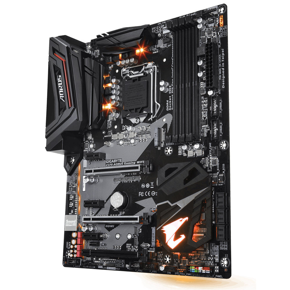 GIGABYTE Z370 AORUS GAMING WIFI Intel Compatible Motherboard for Desktop Computer/PC