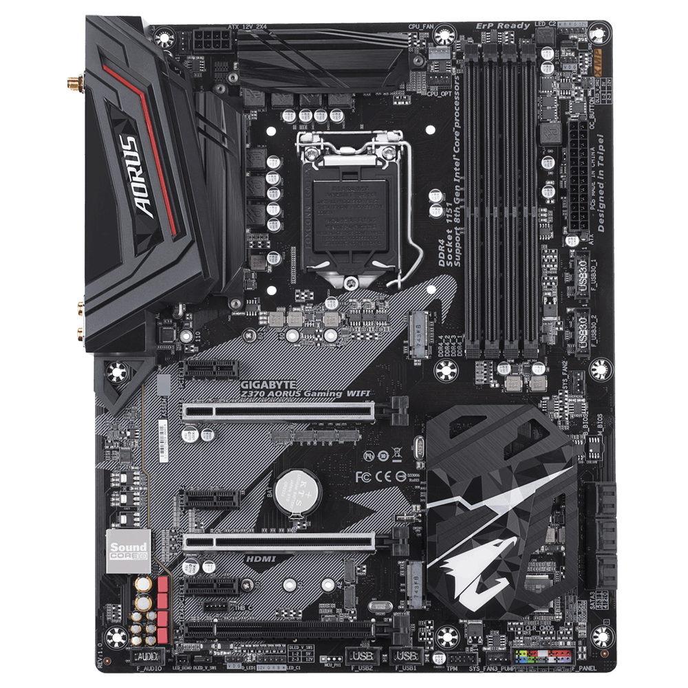 GIGABYTE Z370 AORUS GAMING WIFI Intel Compatible Motherboard for Desktop Computer/PC