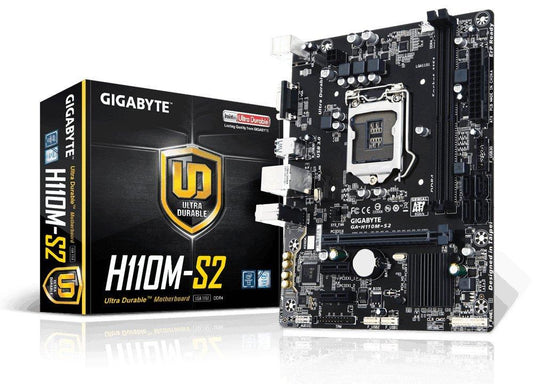 GIGABYTE H110M S2  Intel Compatible Motherboard for Desktop Computer/PC