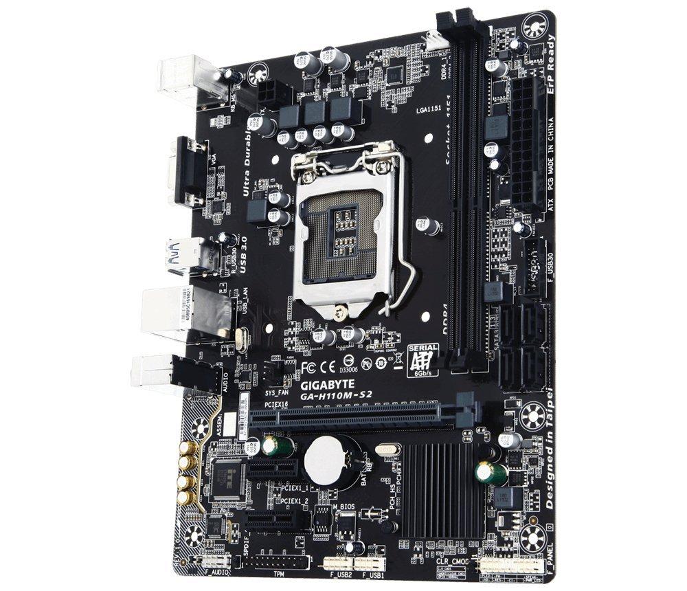 GIGABYTE H110M S2  Intel Compatible Motherboard for Desktop Computer/PC