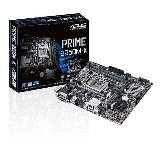 ASUS PRIME B250 MK Intel Compatible Motherboard for Desktop Computer/PC