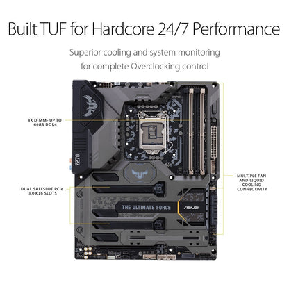 ASUS TUF Z270 MARK 1 Intel Compatible Motherboard for Desktop Computer/PC
