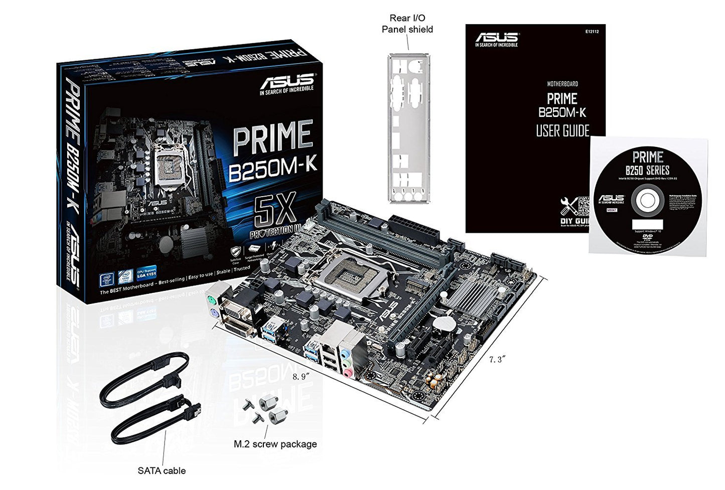 ASUS PRIME B250 MK Intel Compatible Motherboard for Desktop Computer/PC