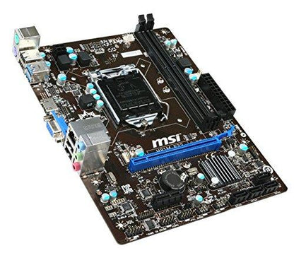 MSI H81M-E33 Socket LGA1150 Intel Compatible Motherboard for Desktop Computer/PC