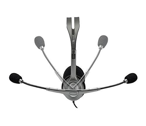 Logitech H111 Stero Headset, Black & Grey