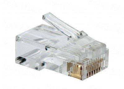D Link Cat 5 RJ 45 Cable Connector - Pack Of 100 Pieces