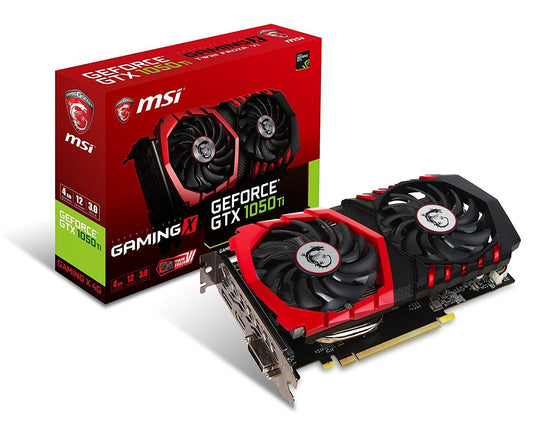 MSI GeForce GTX 1050 TI 4GB GAMING X Graphics Card for Gaming PC