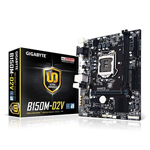 GIGABYTE B150M-D2V Intel Compatible Motherboard for Desktop Computer/PC