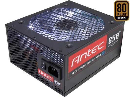 Antec Gamer HCG-850M 850WATT 80 PLUS Bronze Desktop Computer Power Supply/PSU/SMPS