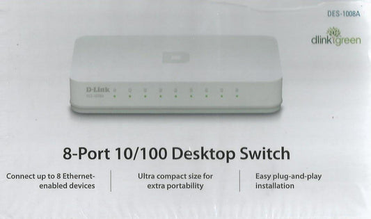 D-LINK SWITCH 8 PORT