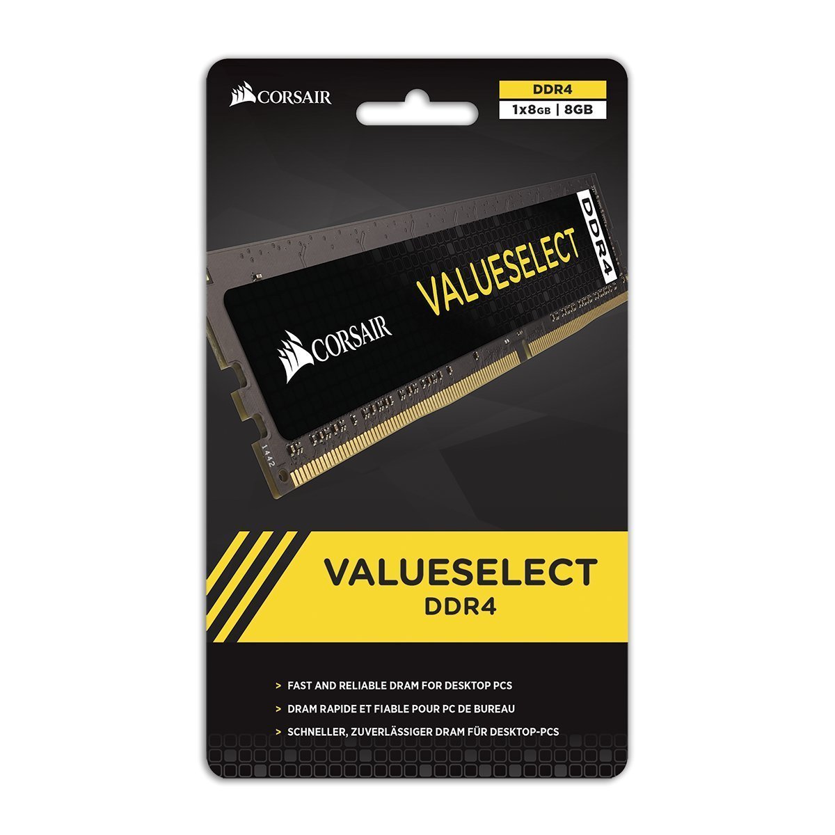 CORSAIR 8GB DDR4 (2400MHz) Value Select RAM for Desktop Computer/PC