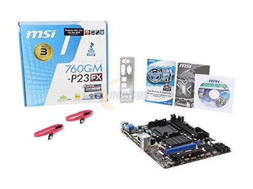 MSI 760GM-P23 FX AMD Compatible Motherboard for Desktop Computer/PC
