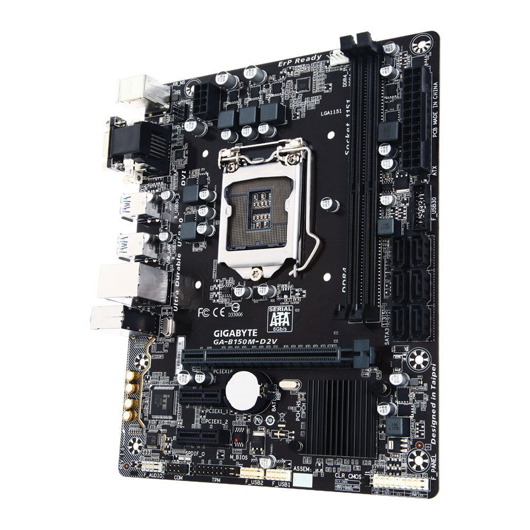 GIGABYTE B150M-D2V Intel Compatible Motherboard for Desktop Computer/PC
