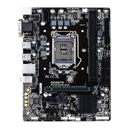 GIGABYTE B150M-D2V Intel Compatible Motherboard for Desktop Computer/PC