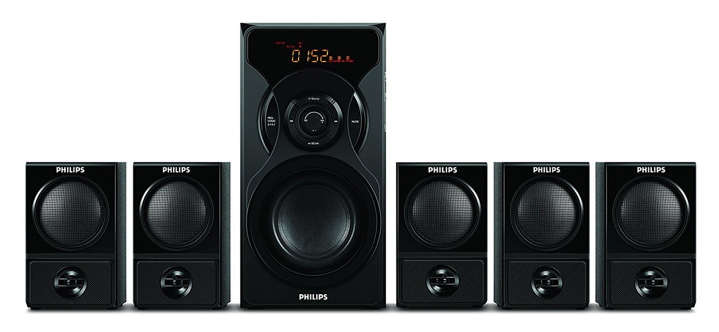 Philips SPA6600 5.1 Channel Multimedia Speakers System