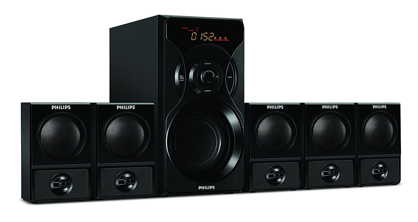 Philips SPA6600 5.1 Channel Multimedia Speakers System