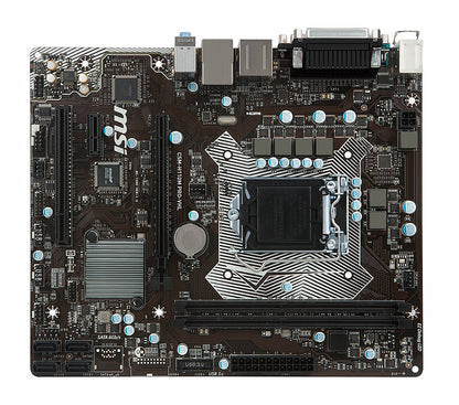MSI H110M Pro-VHL LGA1151 Intel Compatible Motherboard for Desktop Computer/PC