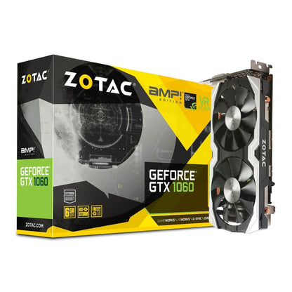 ZOTAC Amp Edition GeForce GTX1060 6GB DDR5 Graphic Cards for Gaming PC