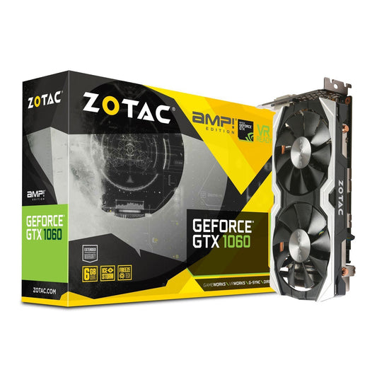 ZOTAC Amp Edition GeForce GTX1060 6GB DDR5 Graphic Cards for Gaming PC