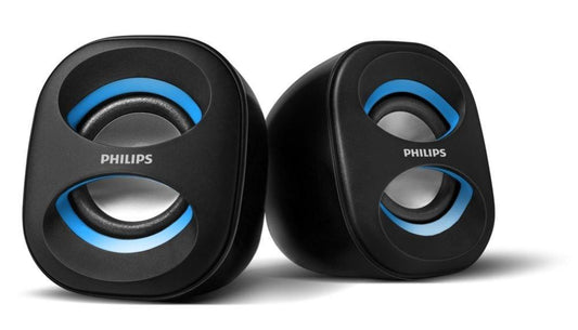 PHILIPS 35A/94 USB 2.0 Speakers (Blue)