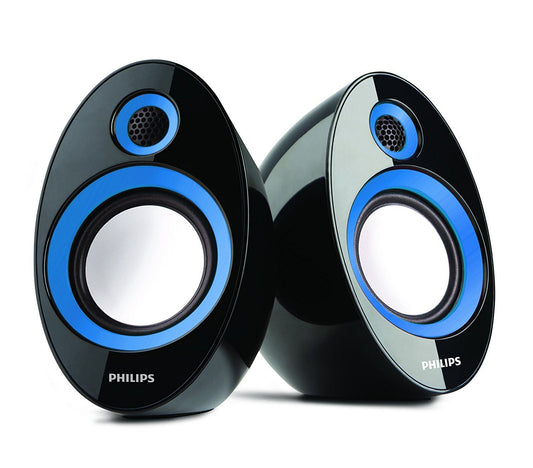 Philips SPA-60 2.0 Speaker System (Blue)