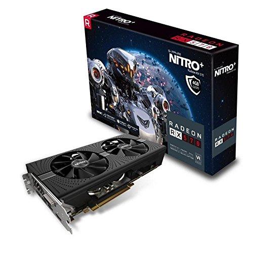 SAPPHIRE RADEON RX 570 4GB NITRO+ DDR5 Graphics Card for Gaming PC