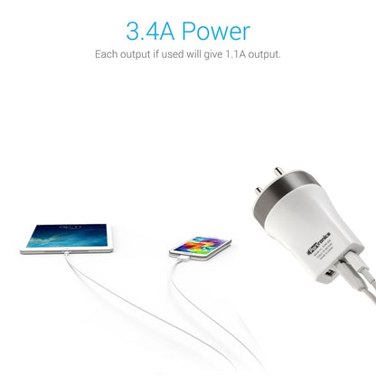 PORTRONICS AC-USB PLUG (3 PORTS)