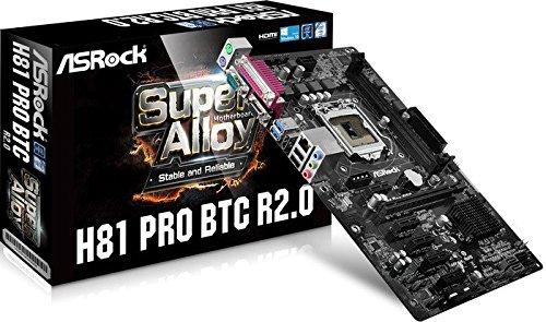 ASROCK H81 PRO BTC R2.0 Intel Compatible Motherboard for Desktop Computer/PC