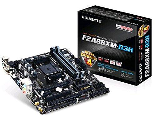 GIGABYTE F2A88XM D3H AMD Compatible Motherboard for Desktop Computer/PC