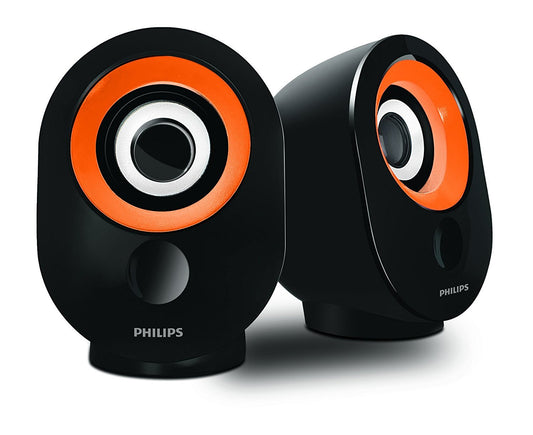 Philips SPA-50 2.0 Speaker with USB Plug (Orange)