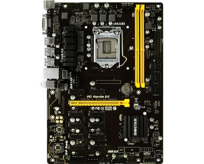 BIOSTAR TB250-BTC PRO Intel Compatible Motherboard for Desktop Computer/PC