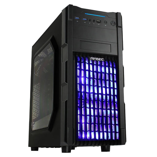 Antec GX200 (With Transparent Side Panel Window) Desktop Computer/PC Cabinet