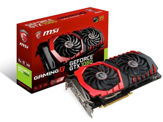 MSI GeForce GTX 1060 6GB GAMING X Graphics Card for Gaming PC