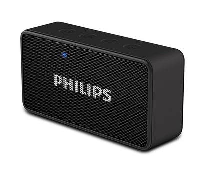 PHILIPS (BT 64B/94) Portable Bluetooth Speakers (Black)
