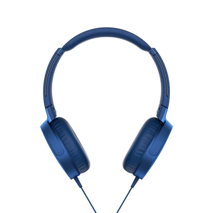 SONY MDR-XB 550AP On-Ear Headphones with Mic (Blue)