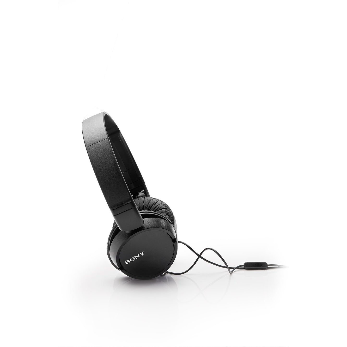 Sony MDR-ZX110AP On-Ear Stereo Headphones with Mic (Black)