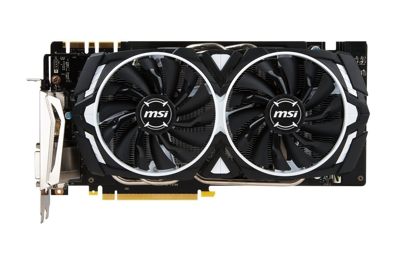 MSI GeForce GTX 1070 ARMOR 8GB OC DDR5 Graphics Card for Gaming PC