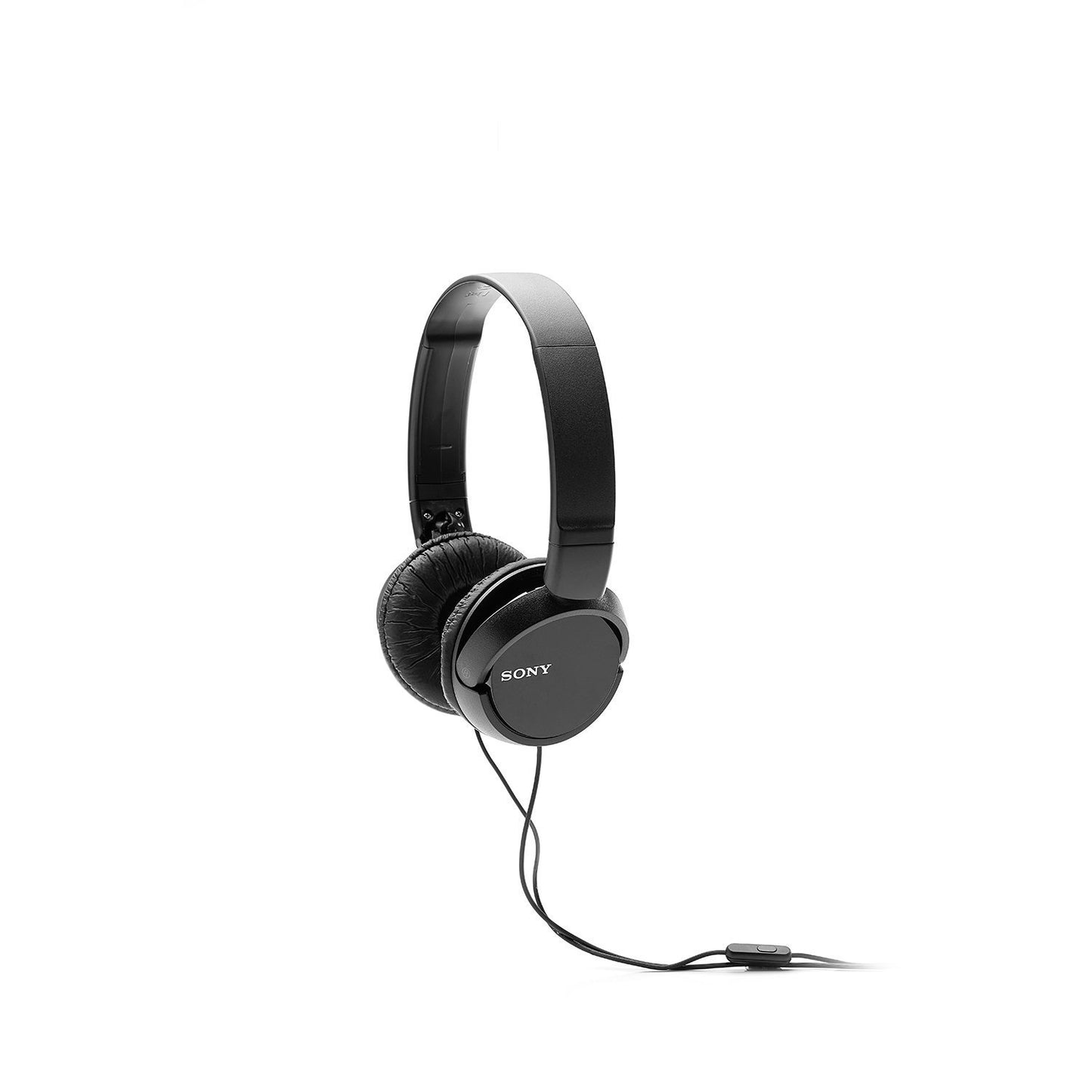 Sony MDR-ZX110AP On-Ear Stereo Headphones with Mic (Black)